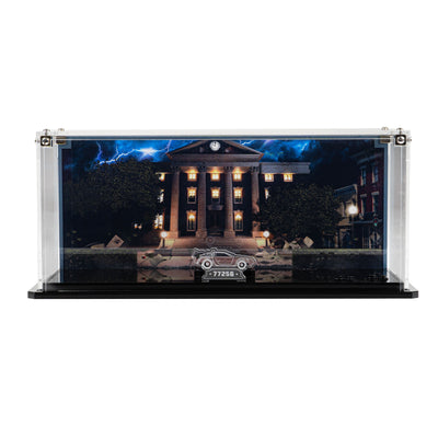 Display Case for LEGO® Speed Champions: Time Machine from Back to the Future (77256)