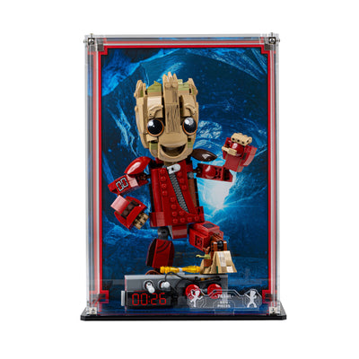 Display Case for LEGO® Marvel: Ravager Jumpsuit Groot (76341)
