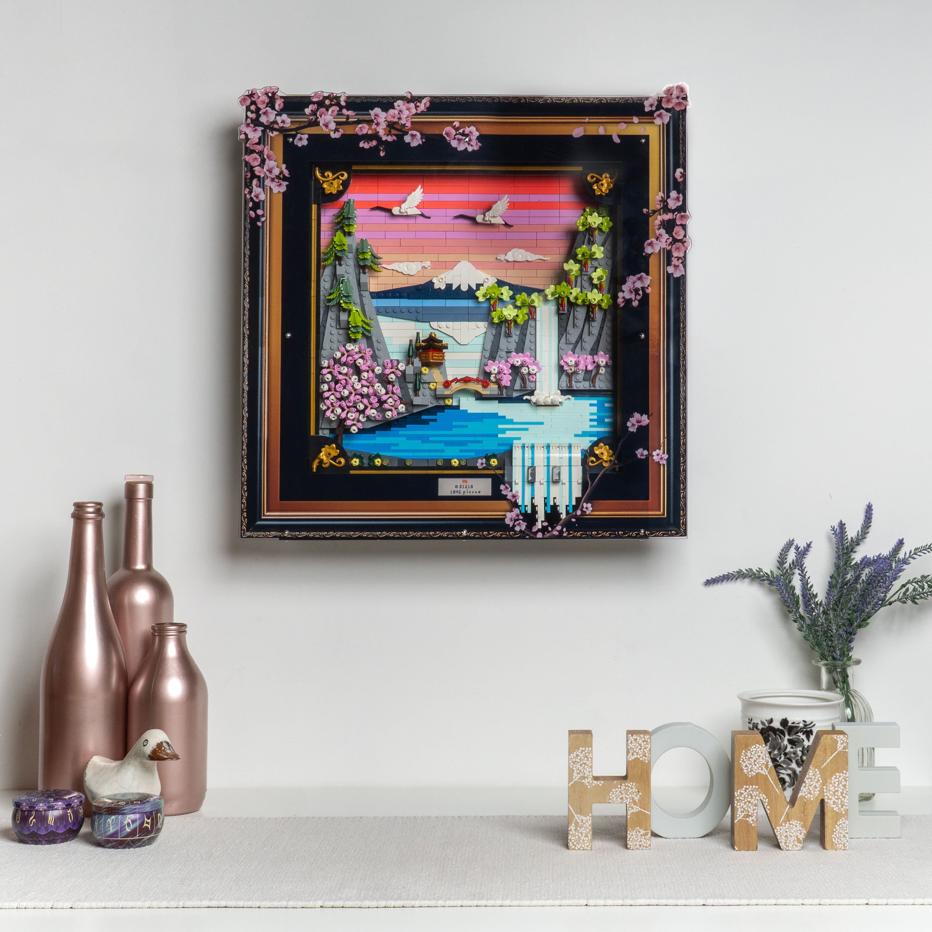 Display Case for LEGO® Art: Japanese Cherry Blossom Landscape (31218)