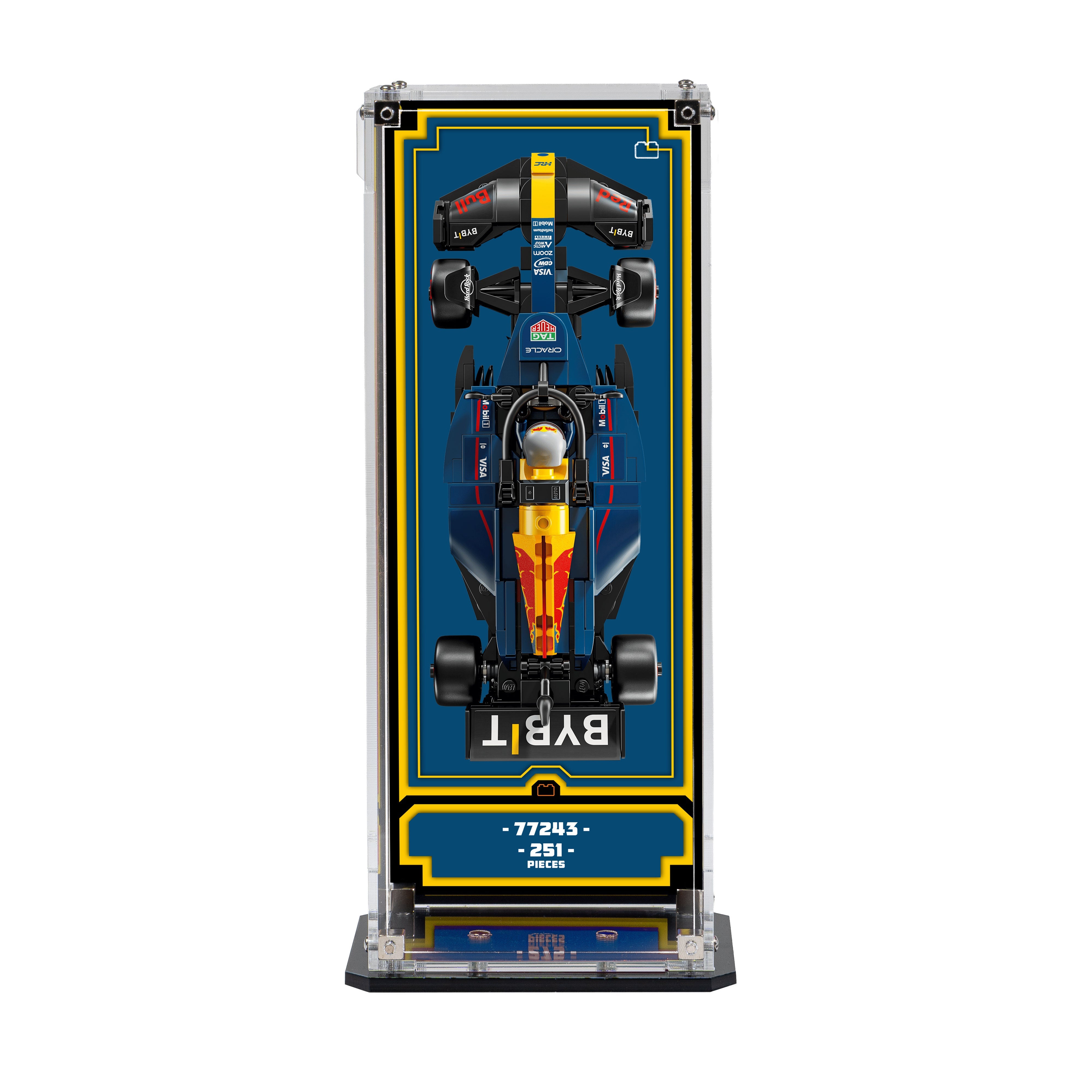 Wall Mountable Display Case for LEGO® Speed Champions: Formula 1 Range