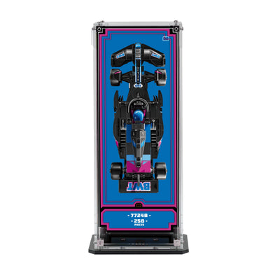 Wall Mountable Display Case for LEGO® Speed Champions: Formula 1 Range