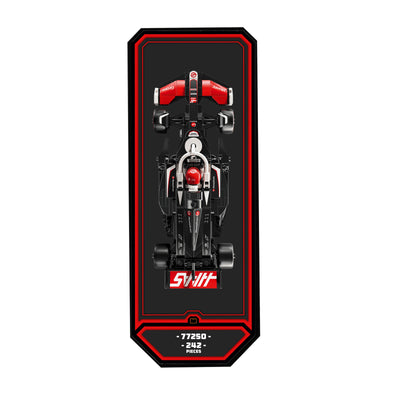 Wall Mountable Display Plinth for LEGO® Speed Champions: Formula 1 Range