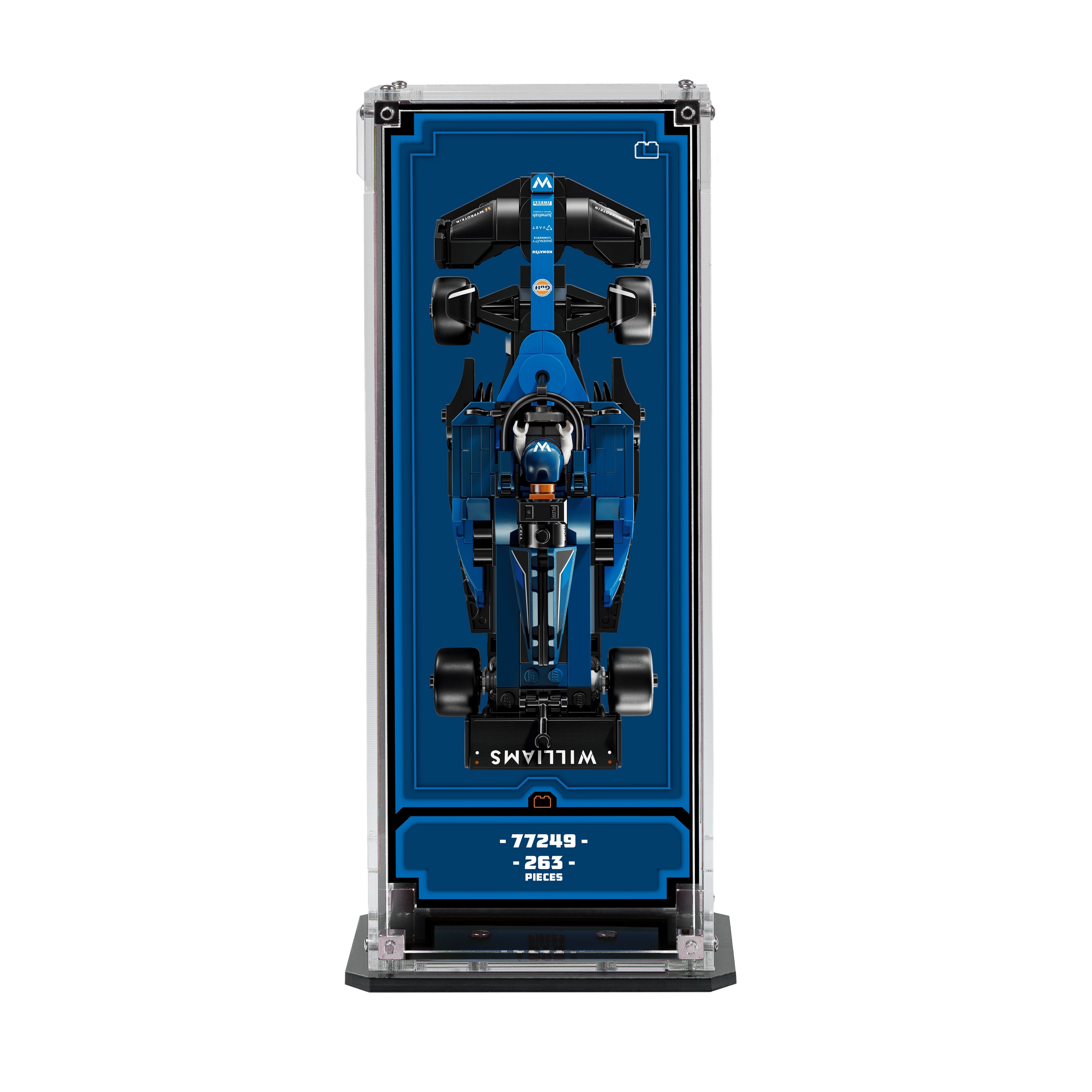 Wall Mountable Display Case for LEGO® Speed Champions: Formula 1 Range
