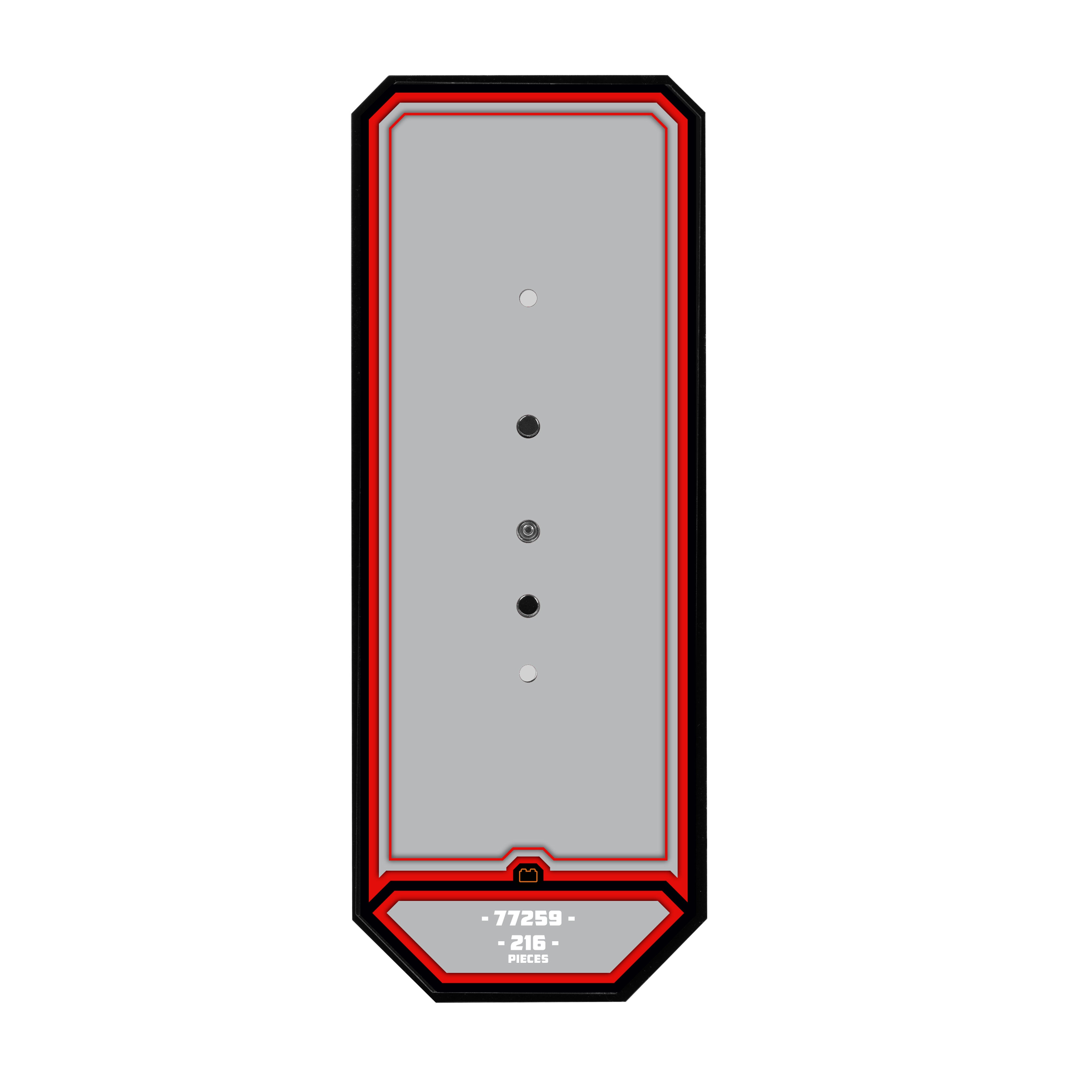 Wall Mountable Display Plinth for LEGO® Speed Champions: Formula 1 Range