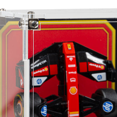 Wall Mountable Display Case for 10 x LEGO® Speed Champions: Formula 1 Range