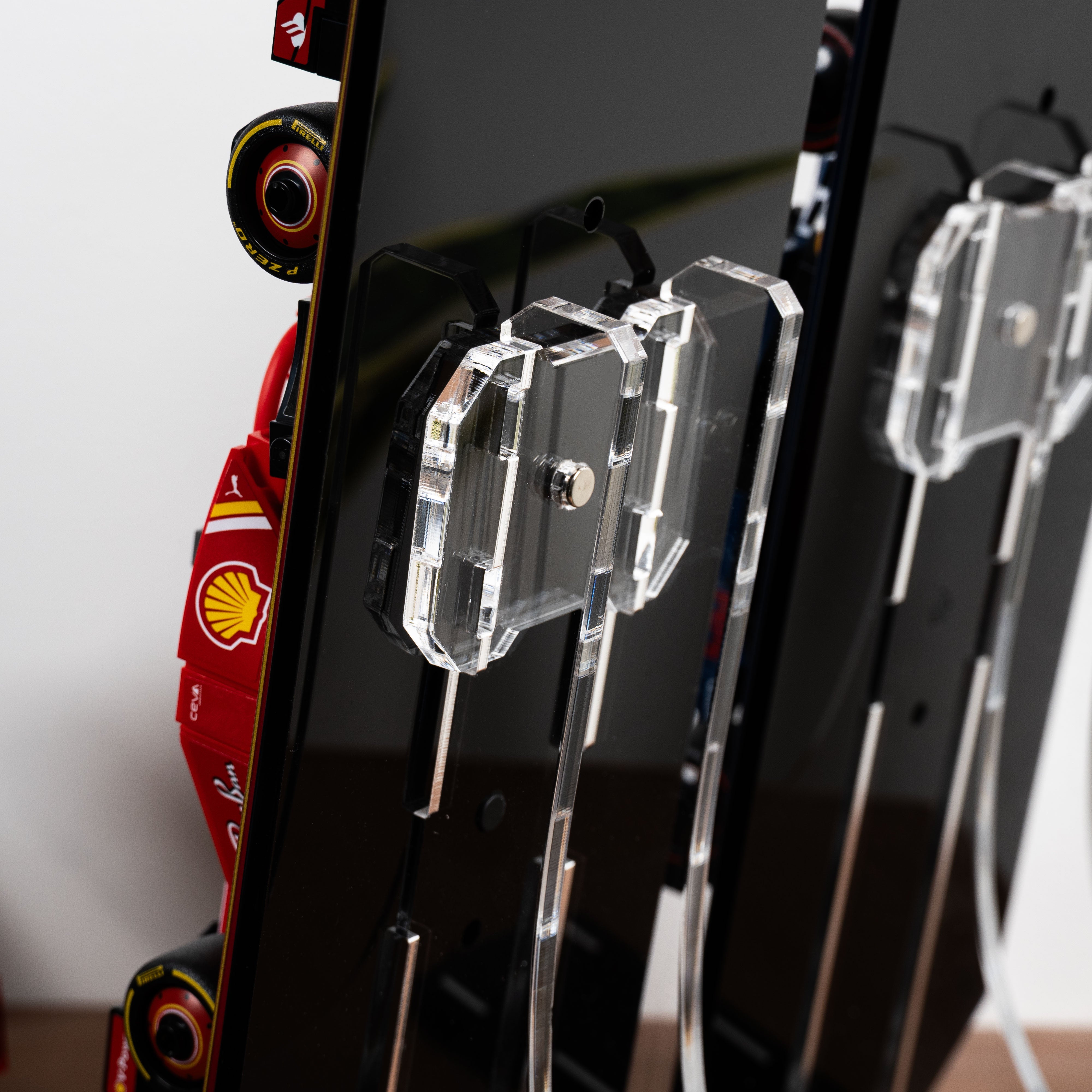 Wall Mountable Display Plinth for LEGO® Speed Champions: Formula 1 Range