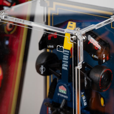 Wall Mountable Display Case for LEGO® Speed Champions: Formula 1 Range