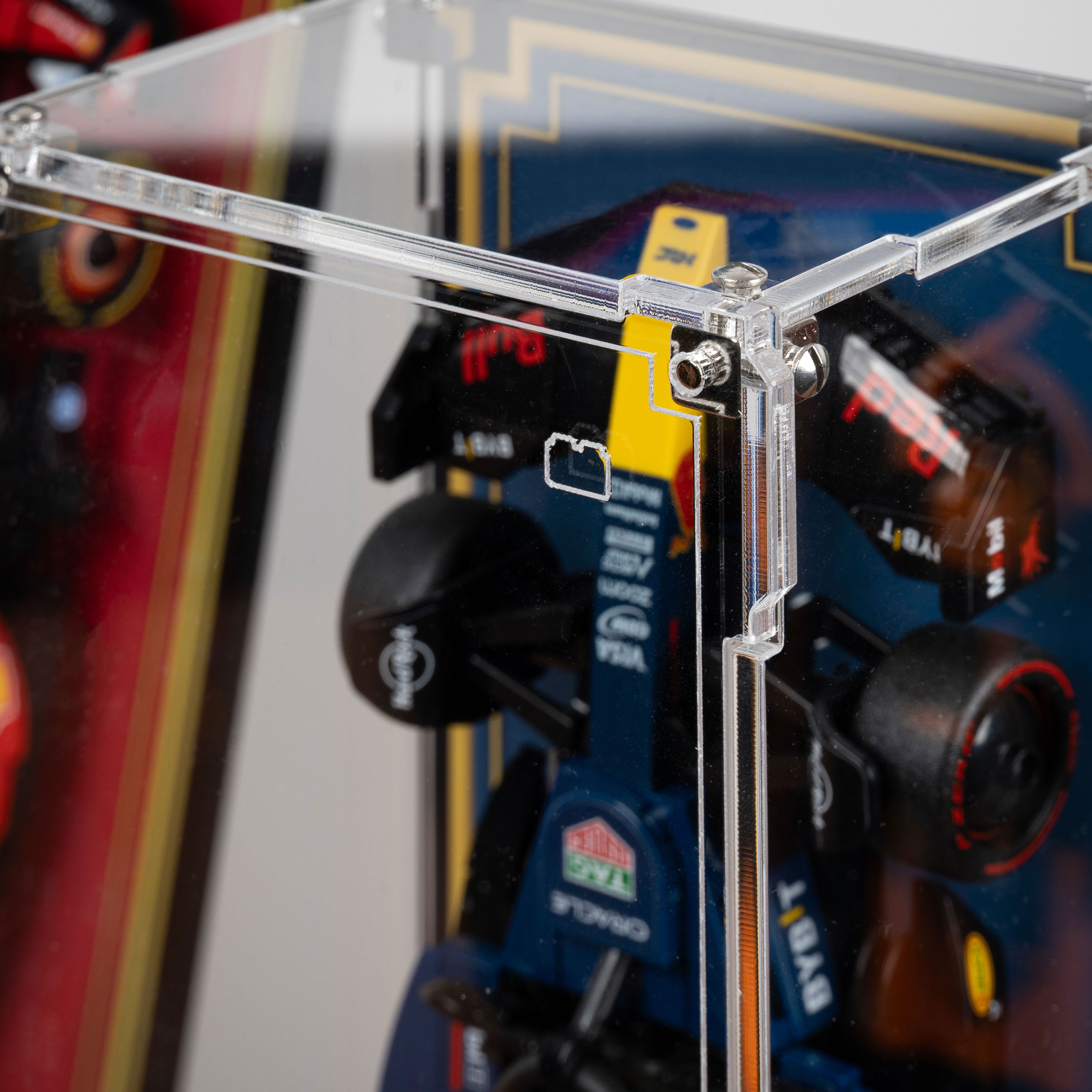 Wall Mountable Display Case for LEGO® Speed Champions: Formula 1 Range