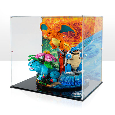 Display Case for LEGO® Pokémon™: Venusaur, Charizard and Blastoise (72153)