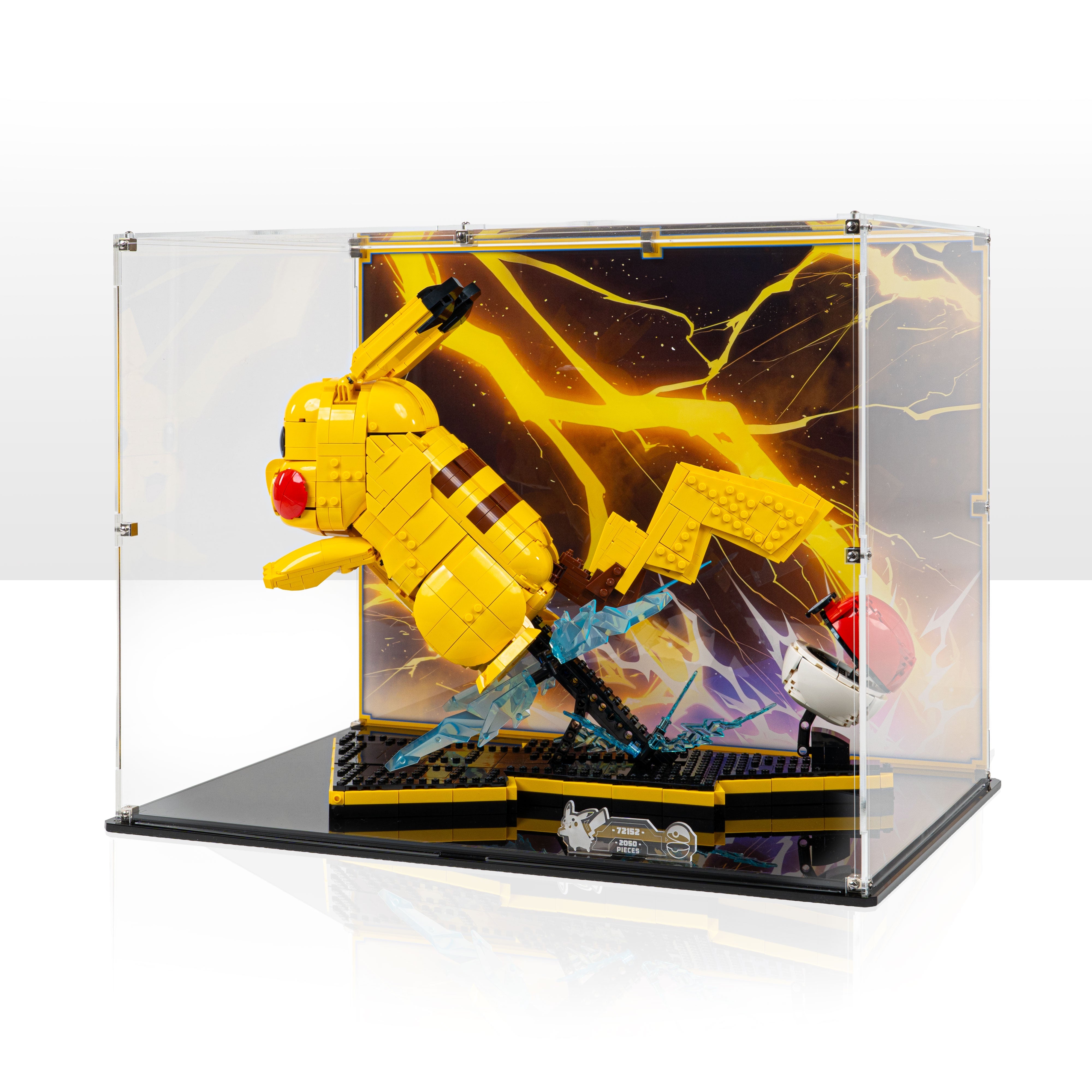 Display Case for LEGO® Pokémon™: Pikachu and Poké Ball (72152)