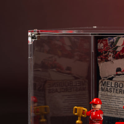 Limited Edition Display Case for LEGO® Icons: Ferrari F2004 & Michael Schumacher (11375)
