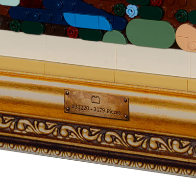 Wall Mounted Display Case for LEGO® Art: Claude Monet – Bridge over a Pond of Water Lilies (31220)