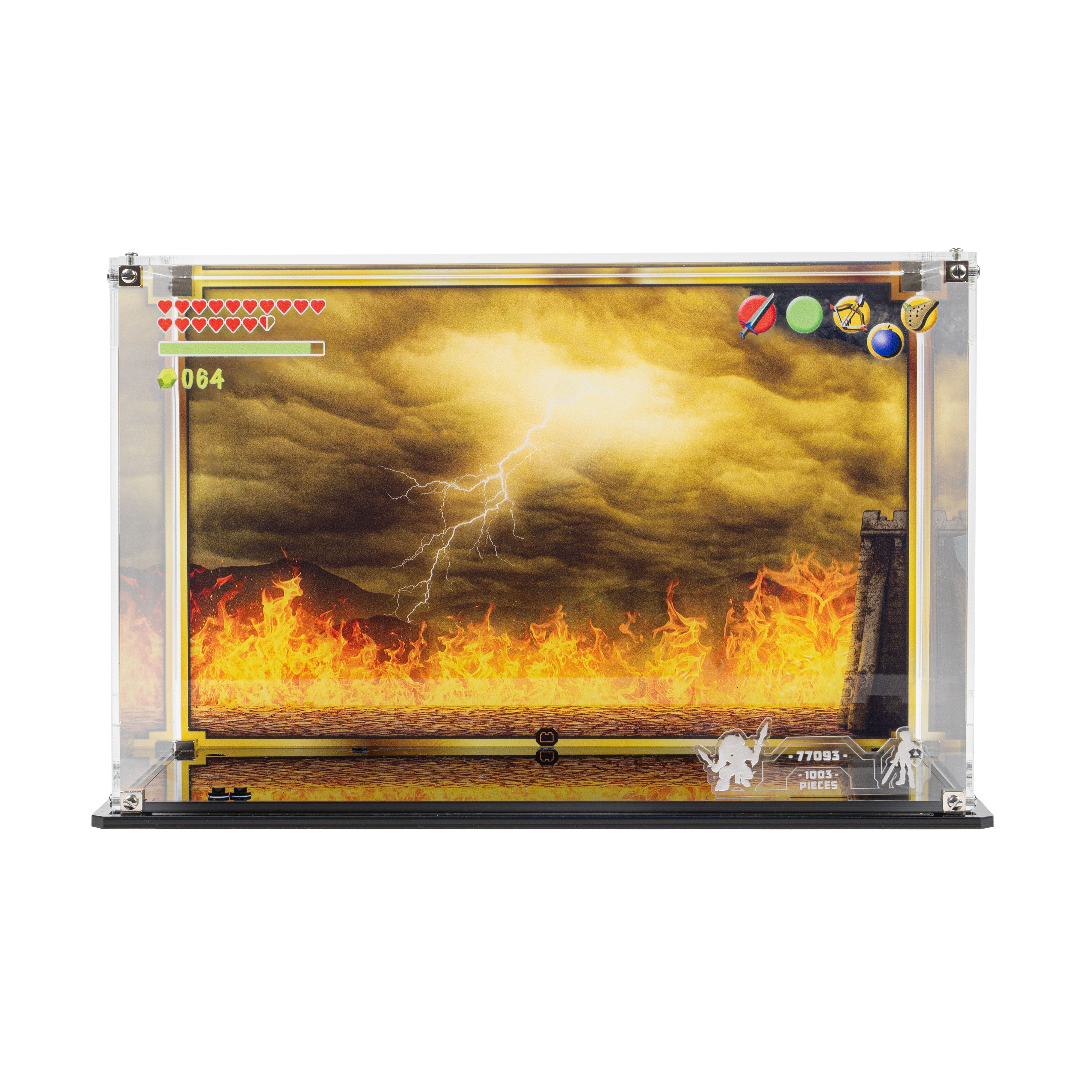 Display Case for LEGO® The Legend of Zelda™ Ocarina of Time™ – The Final Battle (77093)