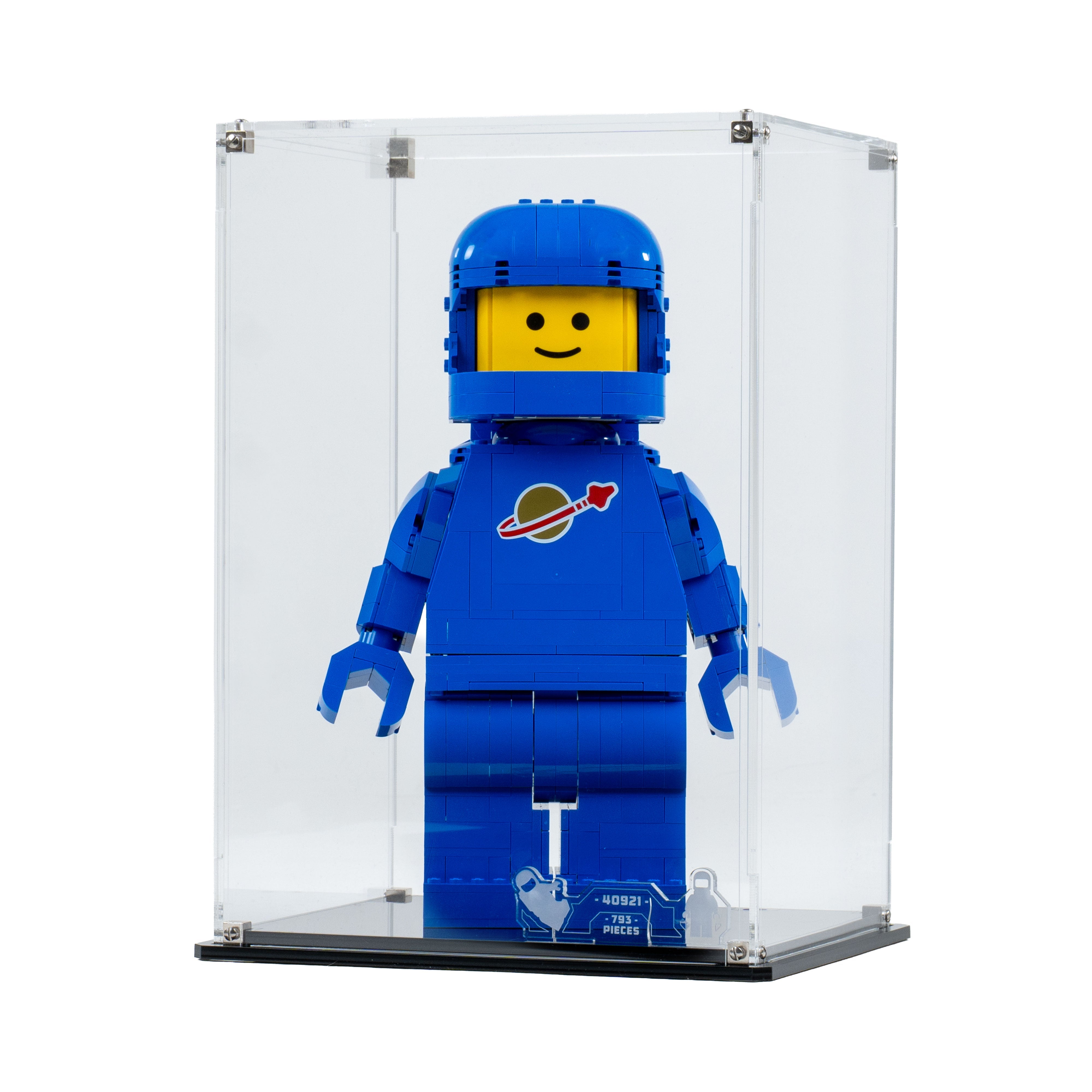 Display Case for LEGO® Up-Scaled Blue Astronaut Minifigure (40921)