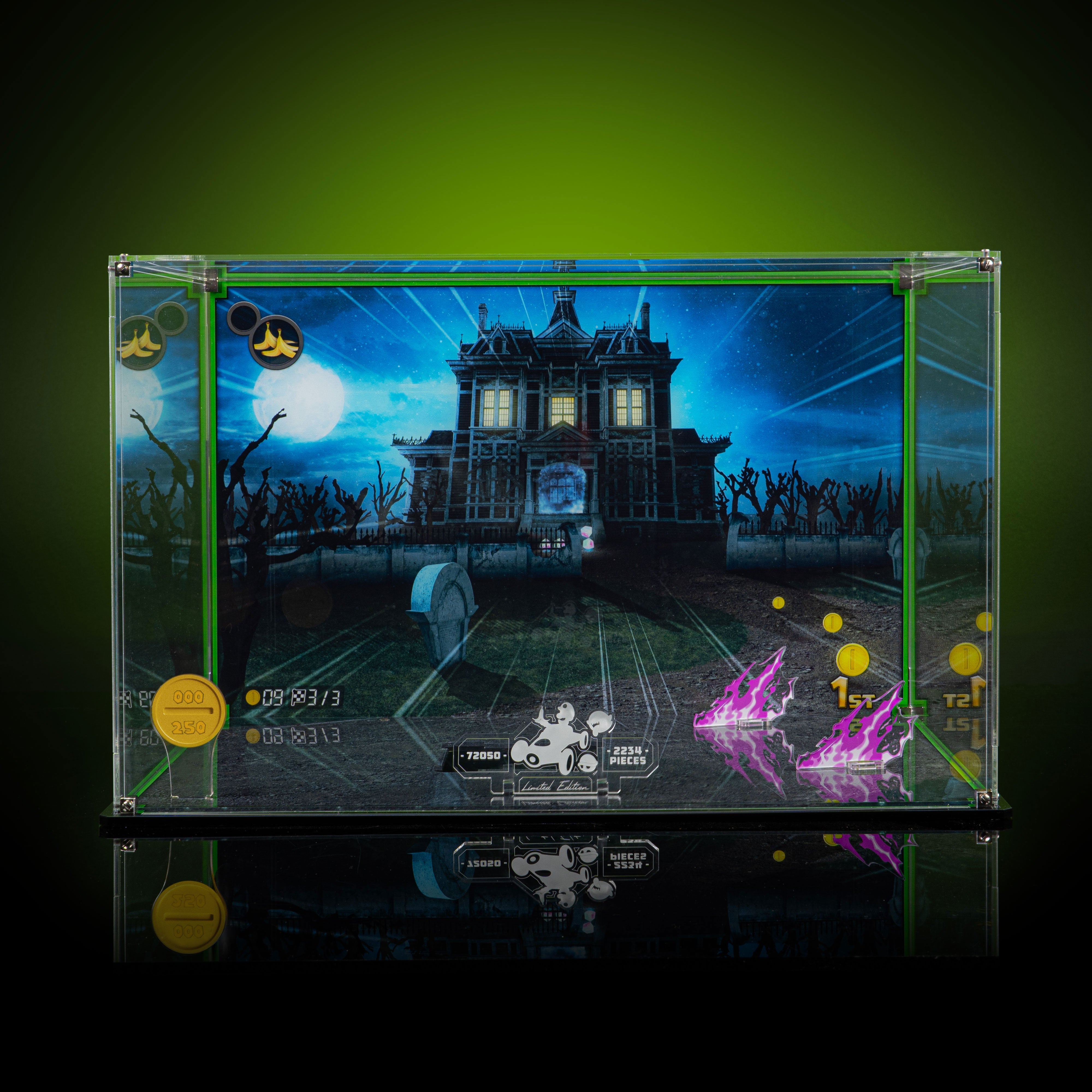 Limited Edition Display Case for LEGO® Mario Kart™ Luigi & Mach 8 (72050)