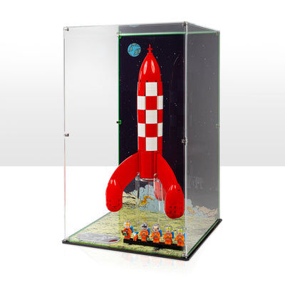 Display Case for LEGO® Ideas: Tintin® Moon Rocket (21367)