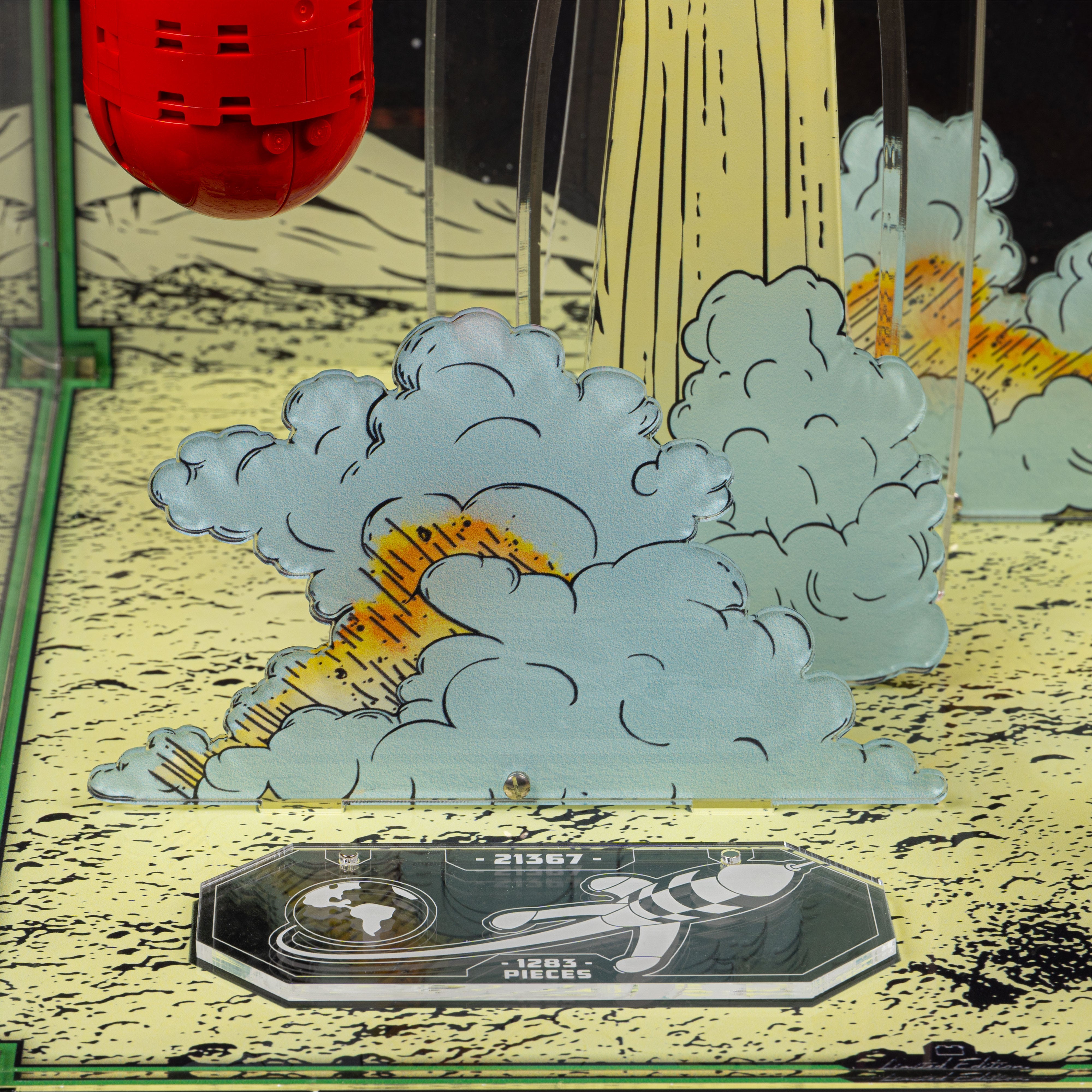 Limited Edition Display Case for LEGO® Ideas: Tintin® Moon Rocket (21367)