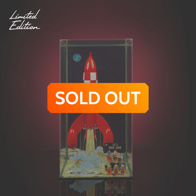 Limited Edition Display Case for LEGO® Ideas: Tintin® Moon Rocket (21367)