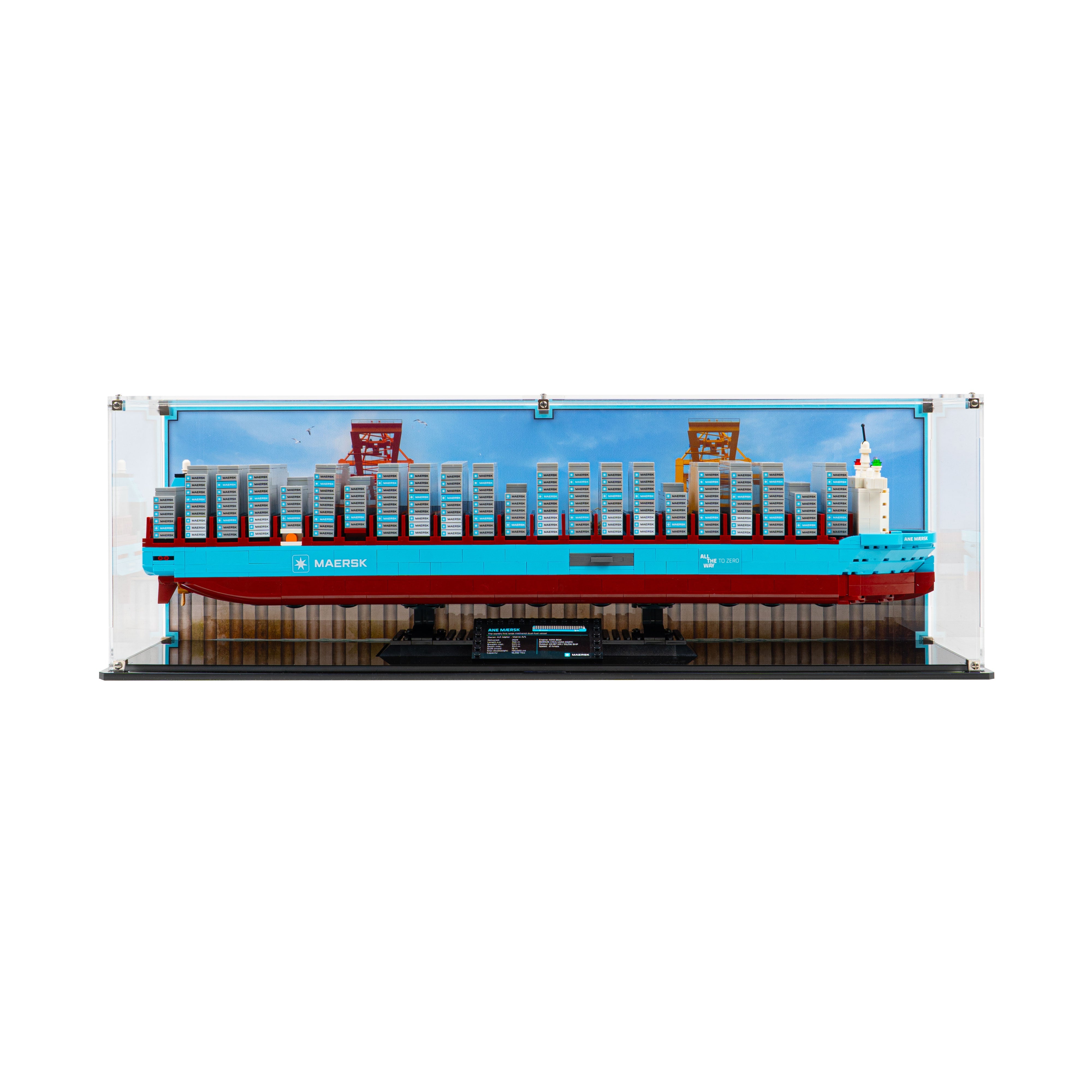 Display Case for LEGO® Maersk Dual-Fuel Container Vessel (40955)