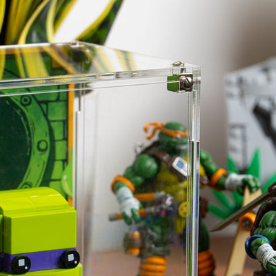 Display Case for LEGO® Brickheadz Teenage Mutant Ninja Turtles Figures (40878)
