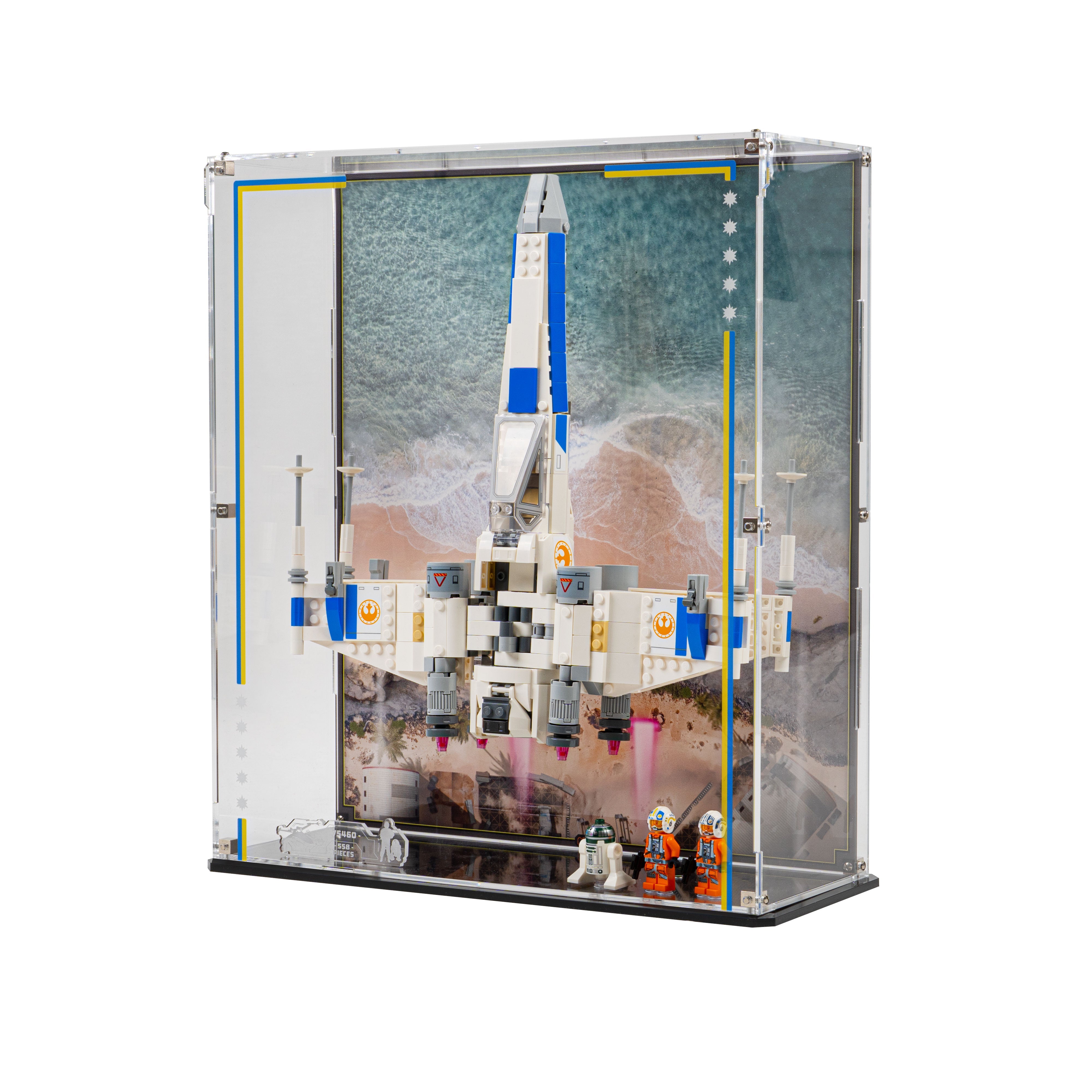 Wall Mountable Display Case for LEGO® Star Wars: New Republic X-Wing Starfighter™ (75460)