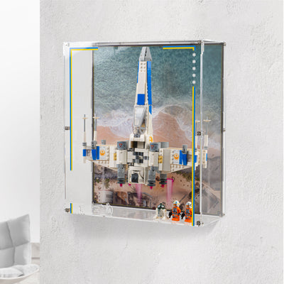 Wall Mountable Display Case for LEGO® Star Wars: New Republic X-Wing Starfighter™ (75460)