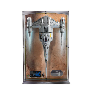 Wall Mountable Display Case for LEGO® Star Wars™ The Mandalorian's N-1 Starfighter™ (75442)