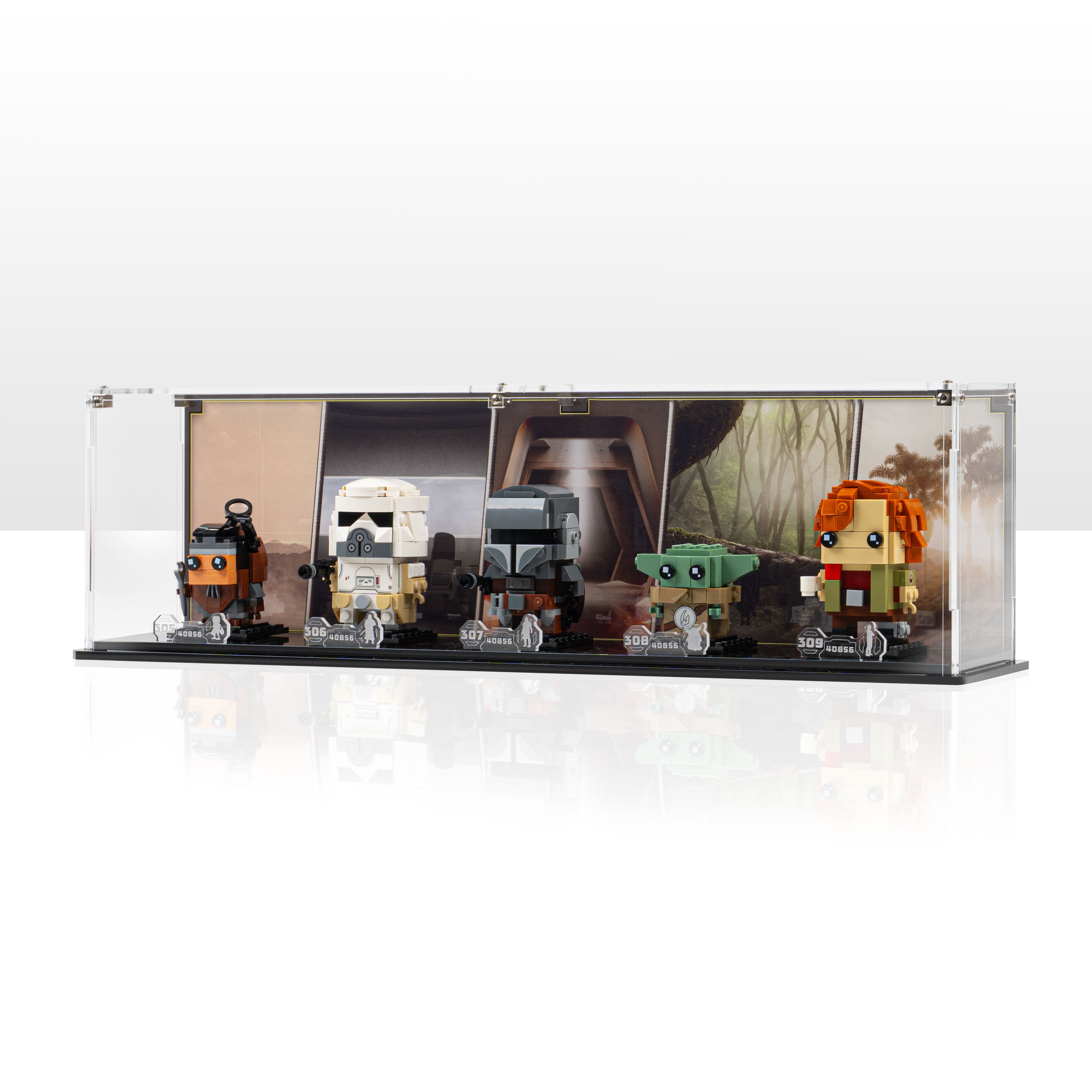 Display Case for LEGO® Star Wars: The Mandalorian and Grogu: Allies & Villains (40856)