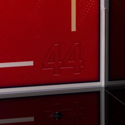 Limited Edition Display Case for LEGO® Editions: Scuderia Ferrari HP Lewis Hamilton (43022) & Charles Leclerc Helmets (43014)