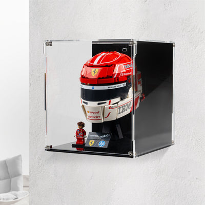 Wall Mountable Display Case for LEGO® Editions: Scuderia Ferrari HP Charles Leclerc Helmet (43014)