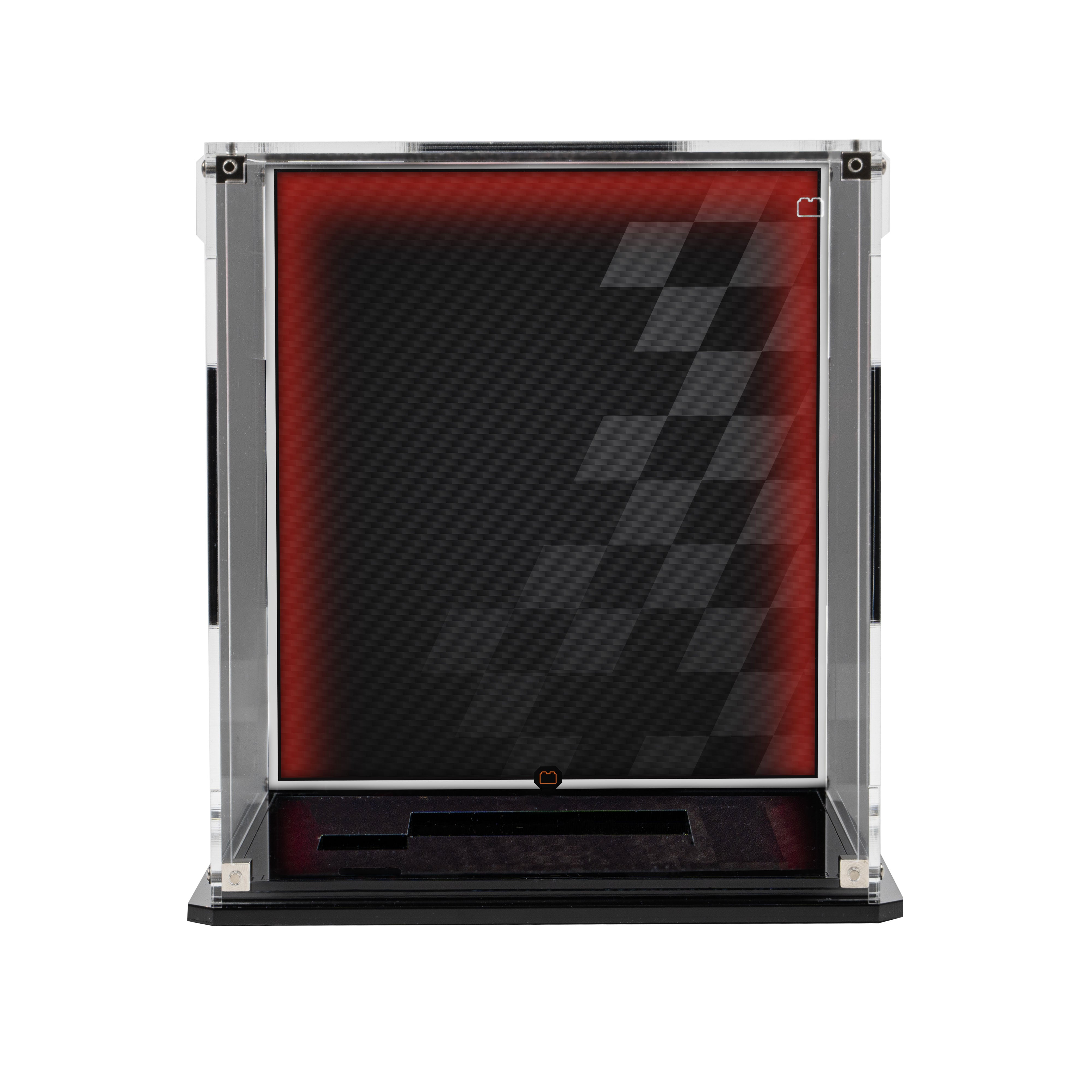 Wall Mountable Display Case for LEGO® Editions: Scuderia Ferrari HP Charles Leclerc Helmet (43014)