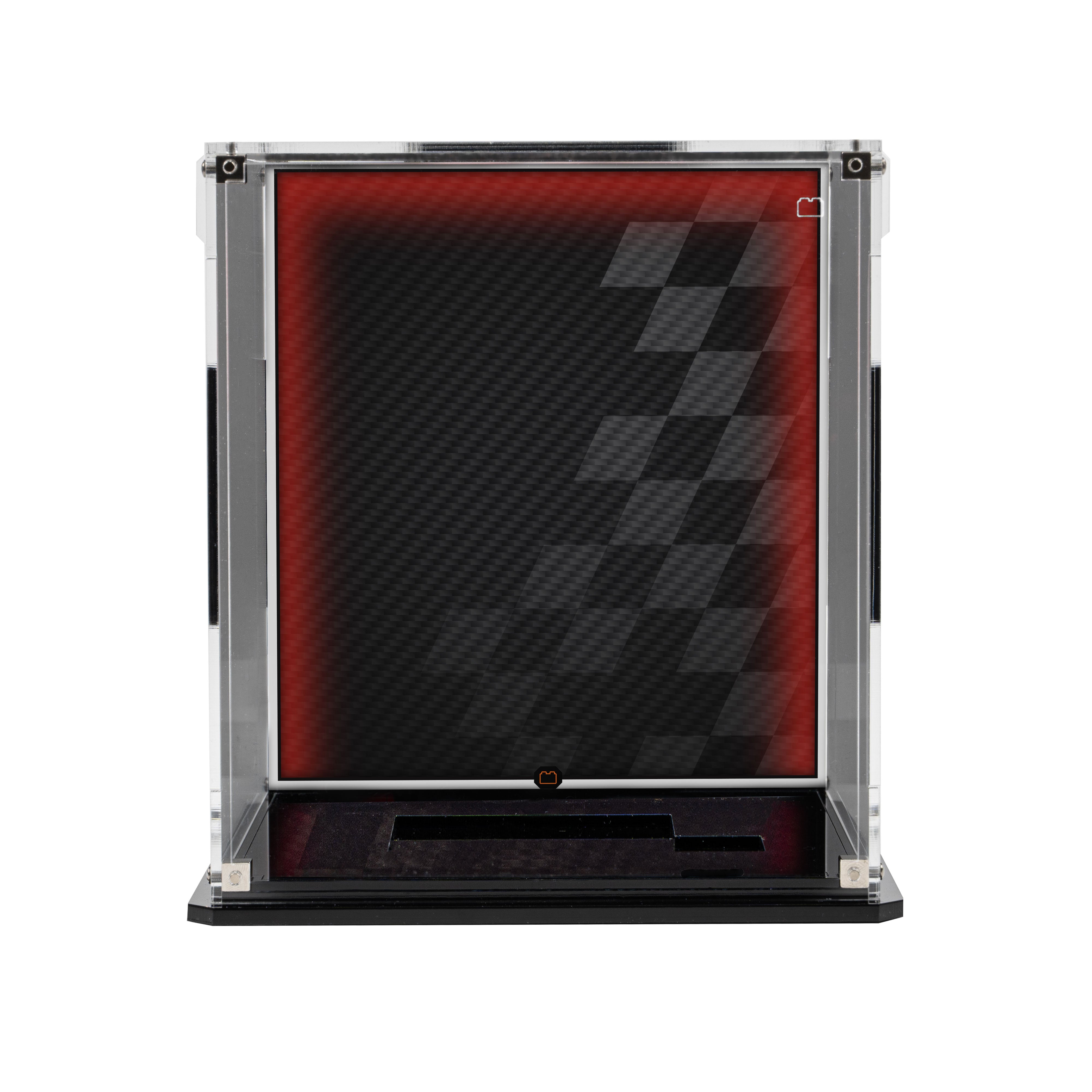 Wall Mountable Display Case for LEGO® Editions: Scuderia Ferrari HP Lewis Hamilton Helmet (43022)