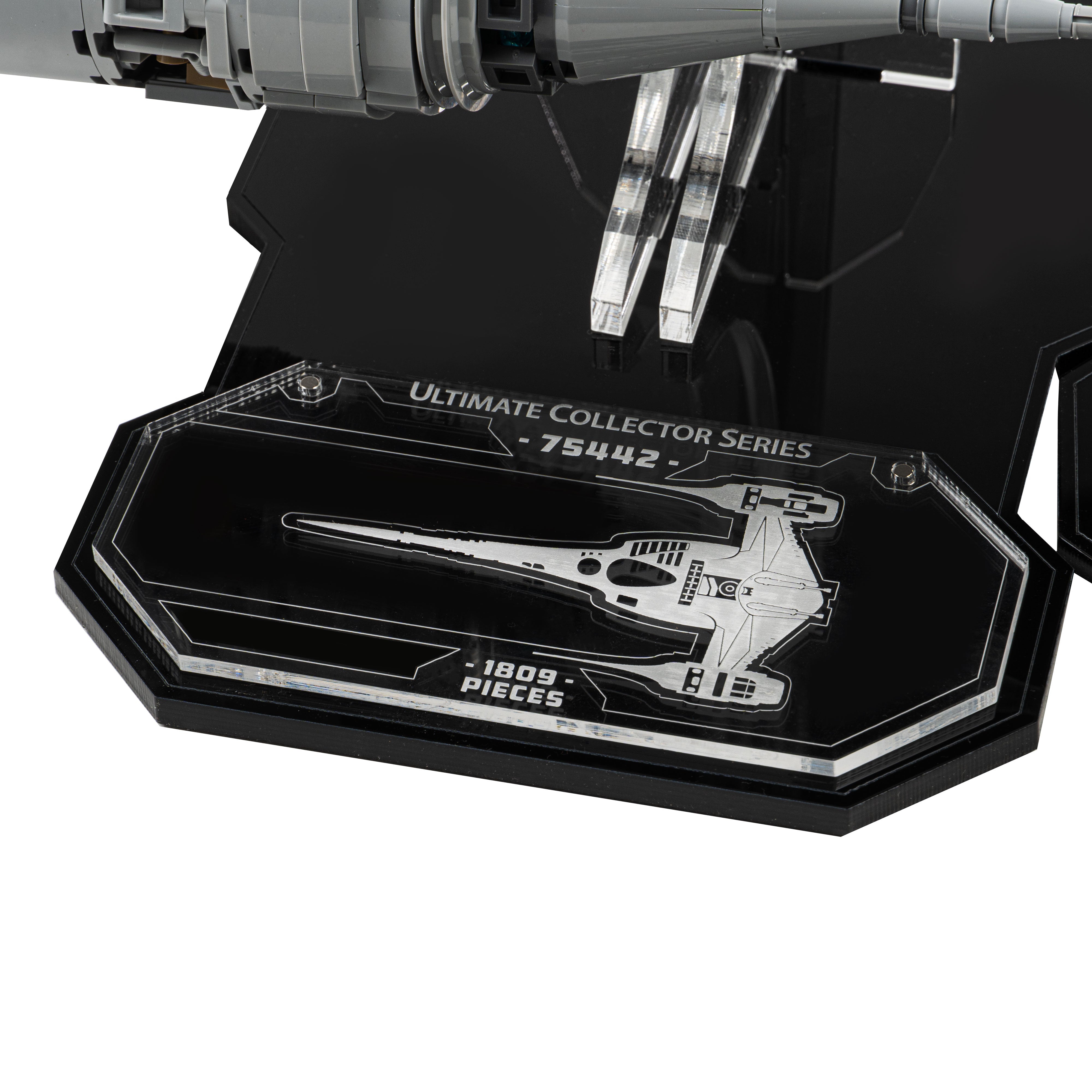 Display Stand for LEGO® Star Wars™ The Mandalorian's N-1 Starfighter™ (75442)