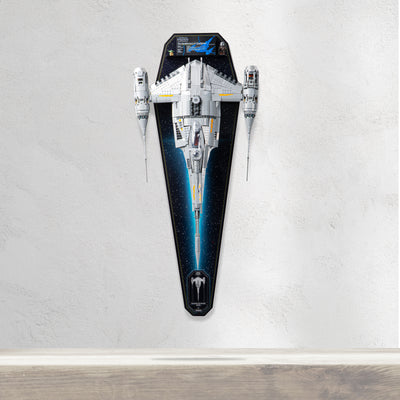 Wall Mounted Display Stand for LEGO® Star Wars™ The Mandalorian's N-1 Starfighter™ (75442)