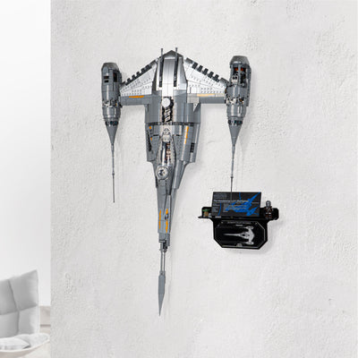 Wall Mounted Display Stand for LEGO® Star Wars™ The Mandalorian's N-1 Starfighter™ (75442)