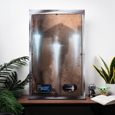 Wall Mountable Display Case for LEGO® Star Wars™ The Mandalorian's N-1 Starfighter™ (75442)