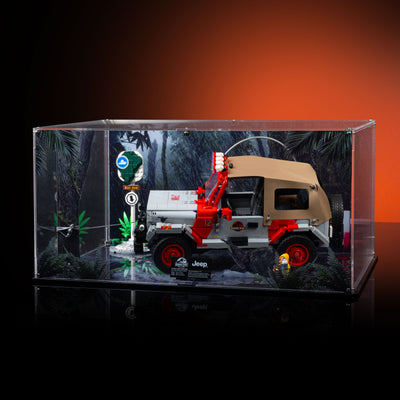 Limited Edition Display Case for LEGO® Jurassic Park Jeep® Wrangler (77984)