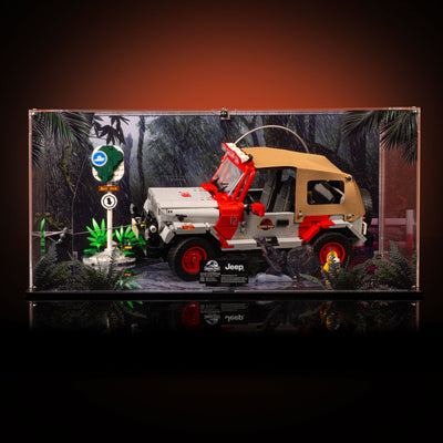 Limited Edition Display Case for LEGO® Jurassic Park Jeep® Wrangler (77984)