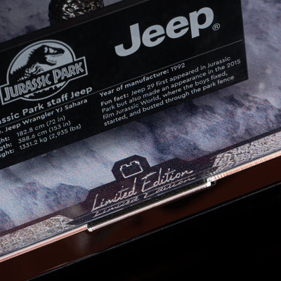 Limited Edition Display Case for LEGO® Jurassic Park Jeep® Wrangler (77984)