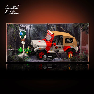 Limited Edition Display Case for LEGO® Jurassic Park Jeep® Wrangler (77984)