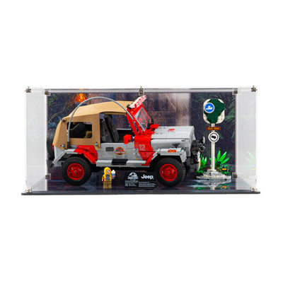 Display Case for LEGO® Jurassic Park Jeep® Wrangler (77984)