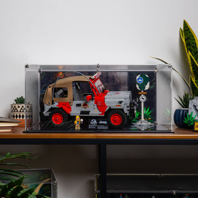 Display Case for LEGO® Jurassic Park Jeep® Wrangler (77984)