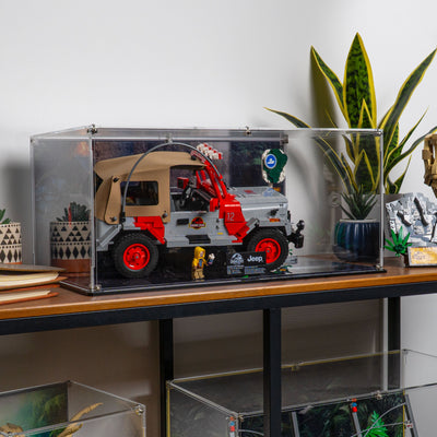 Display Case for LEGO® Jurassic Park Jeep® Wrangler (77984)