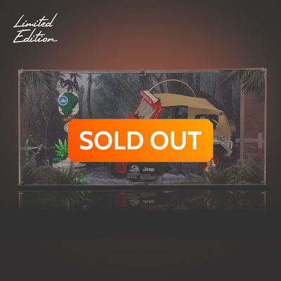 Limited Edition Display Case for LEGO® Jurassic Park Jeep® Wrangler (77984)