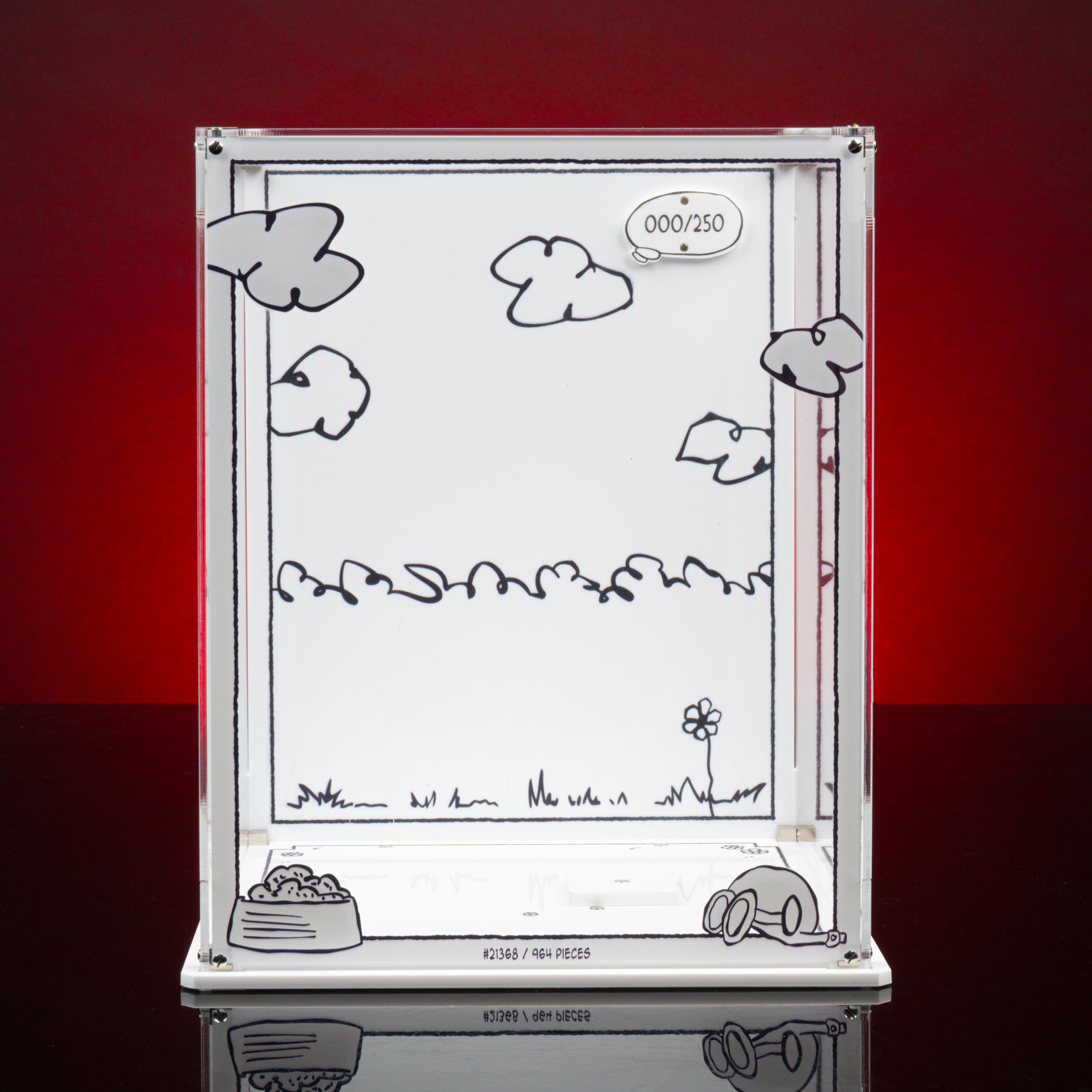 Limited Edition Display Case for LEGO® Ideas: Peanuts: Snoopy's Doghouse (21368)