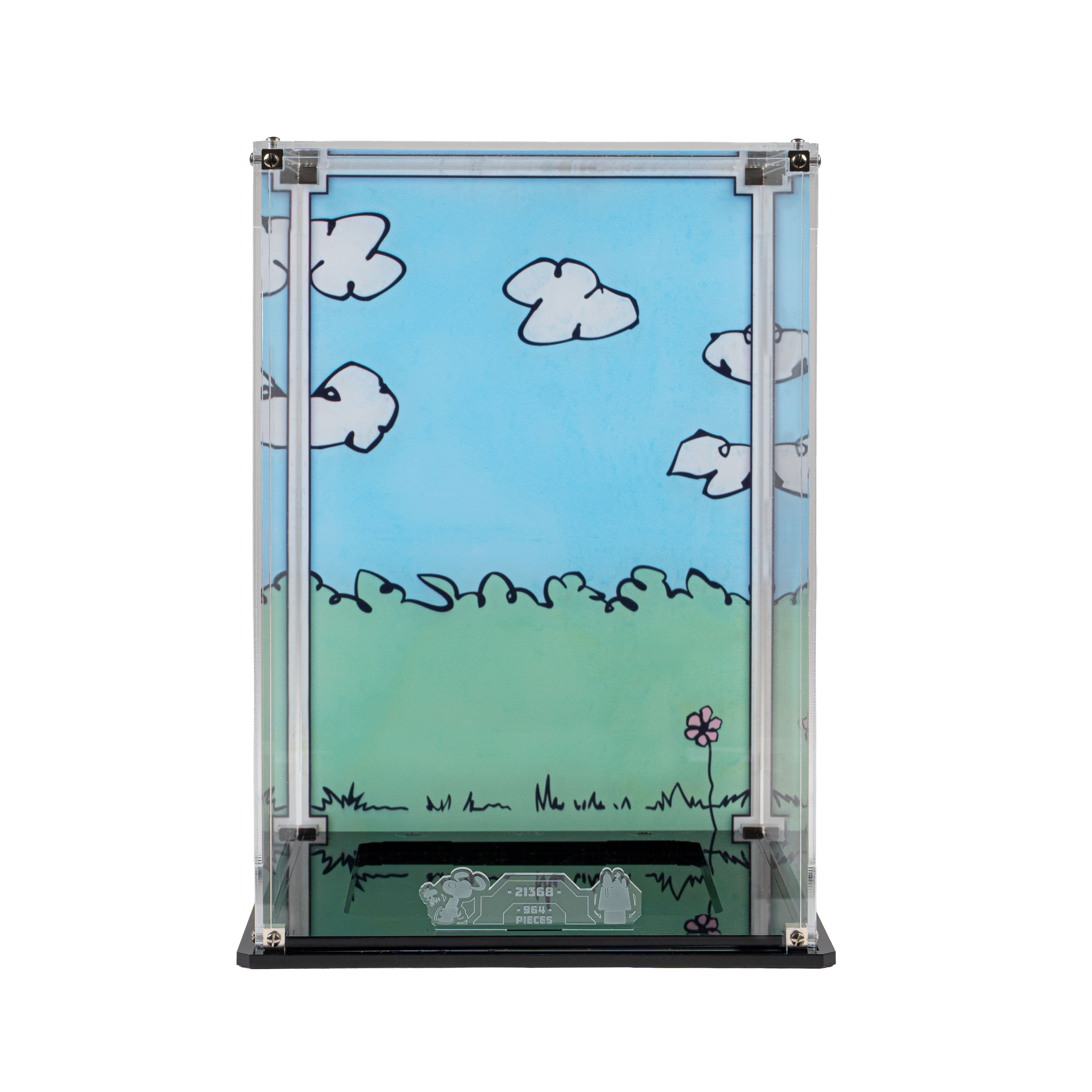Display Case for LEGO® Ideas: Peanuts: Snoopy's Doghouse (21368)