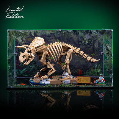 Limited Edition Display Case for LEGO® Dinosaur Fossils: Triceratops (77985)