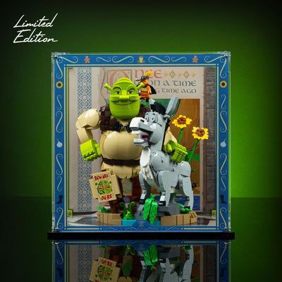 Limited Edition Display Case for LEGO® Shrek, Donkey & Puss in Boots (72423)