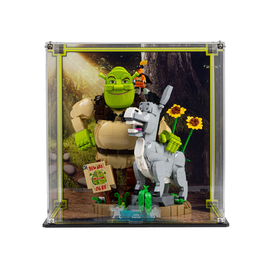Display Case for LEGO® Shrek, Donkey & Puss in Boots (72423)