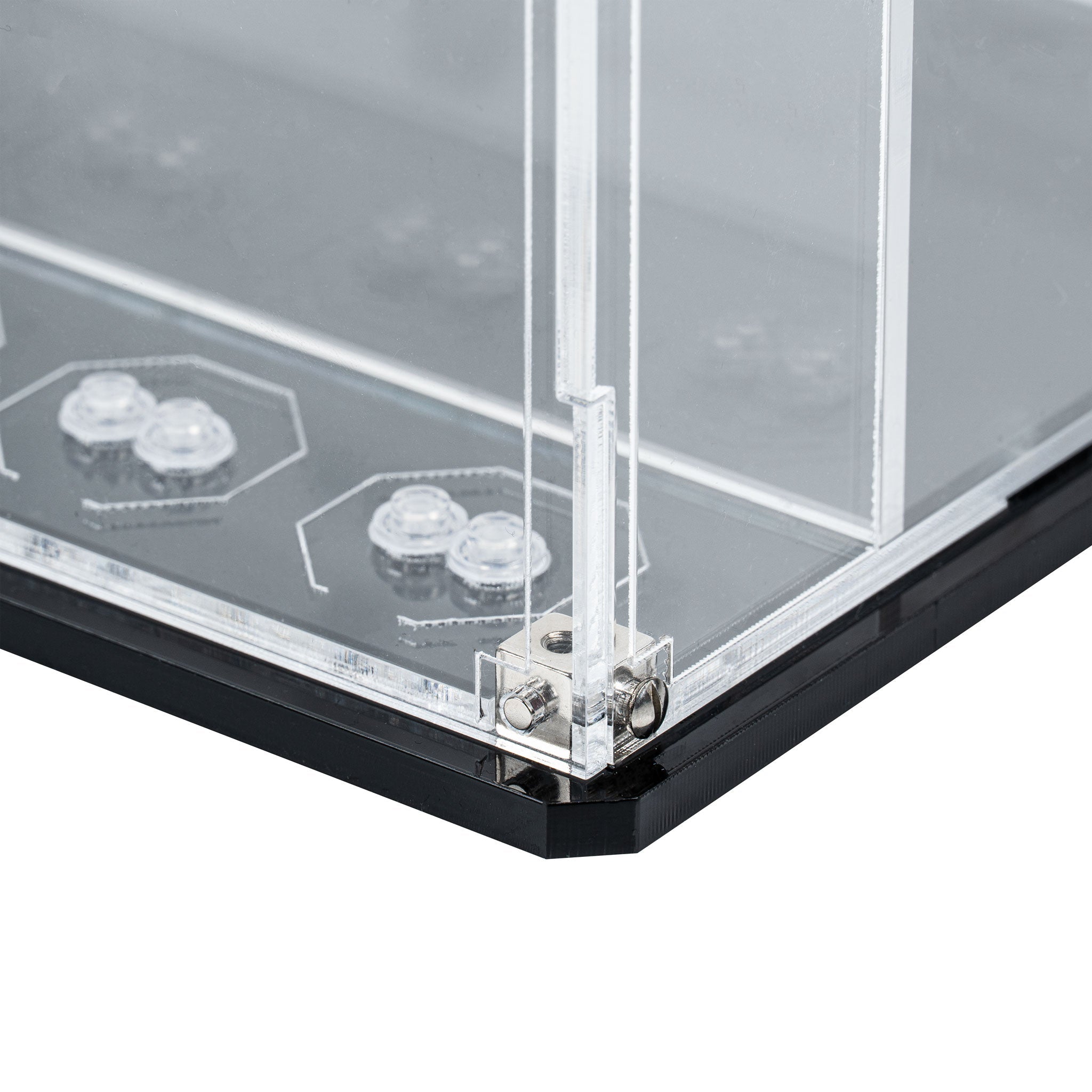 Display Case with Podiums for LEGO® Minifigures